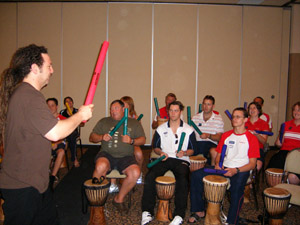 Swimming Australia Paralympic Team Interactive Drumming